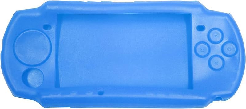 Sonuen Silicone Protective Cover for PSP 2000 3000 Console Soft Travel Protector Skin Case (Blue) - Image 2